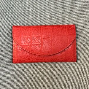 Vintage Red Princess Gardner Genuine Pigskin Wallet